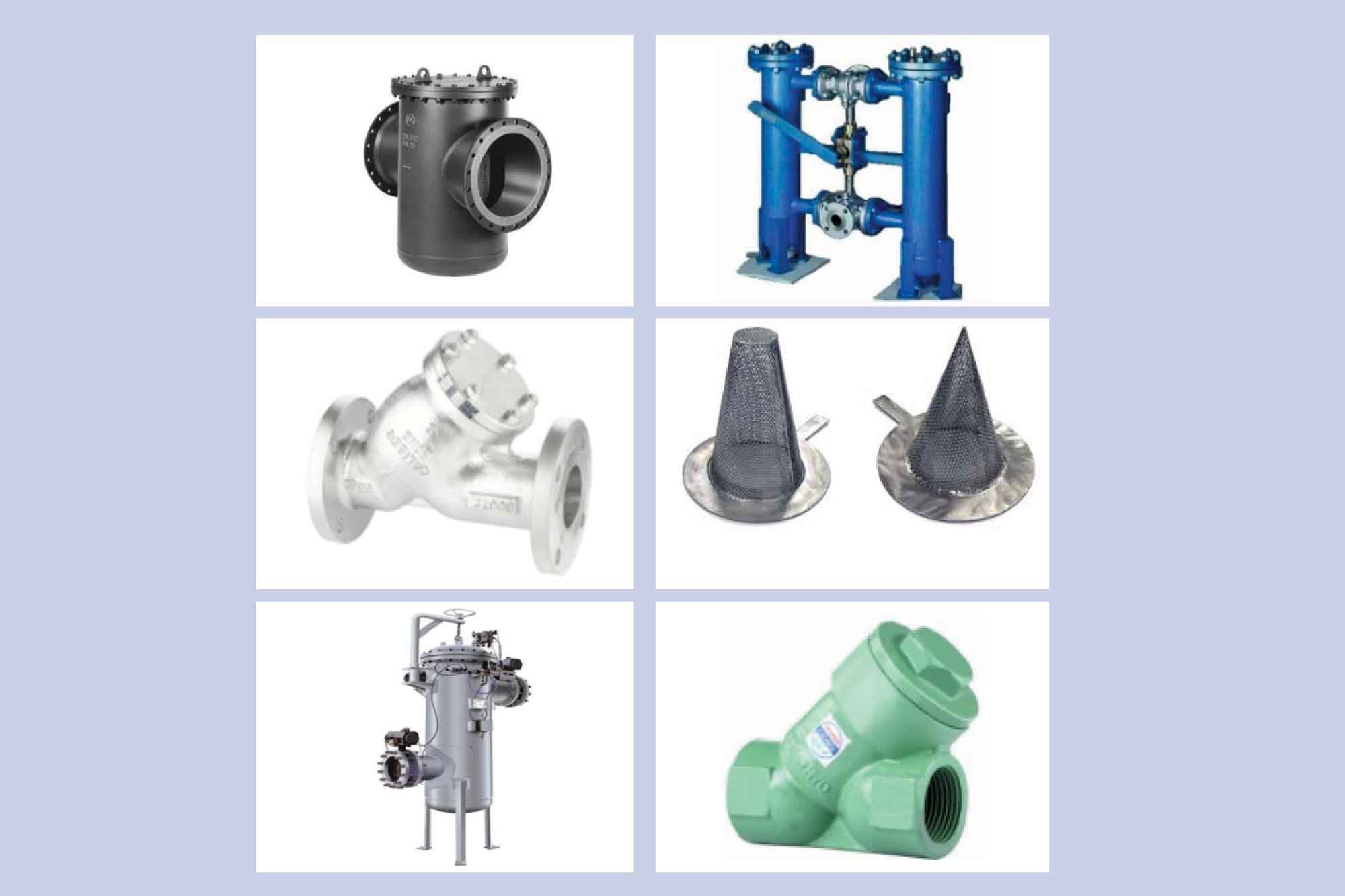 CALIBER Valves: providing almost all types of strainers