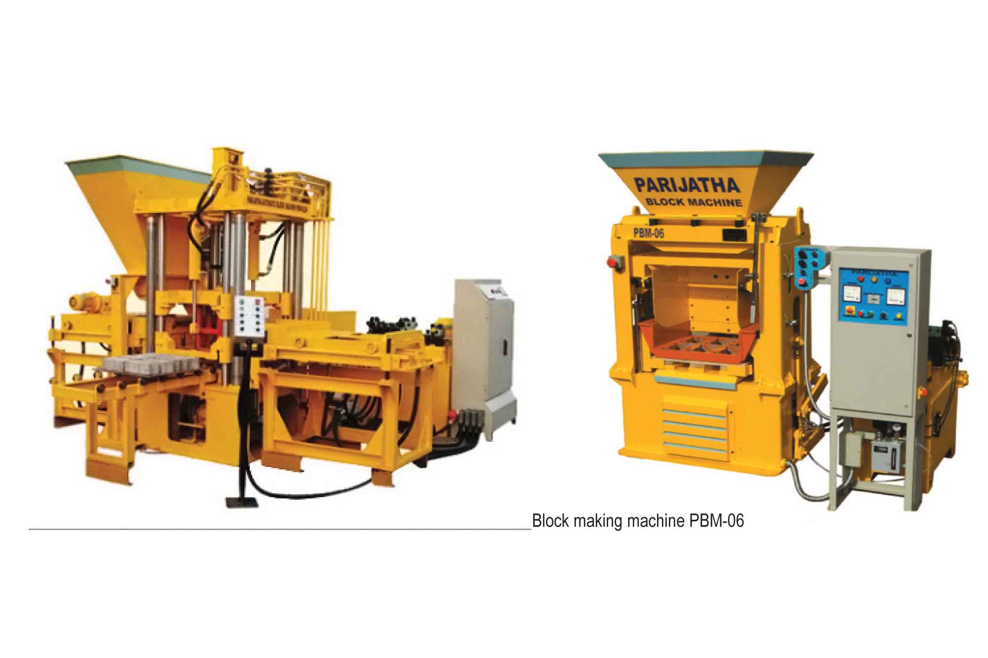 Parijatha offers automatic concrete block machines