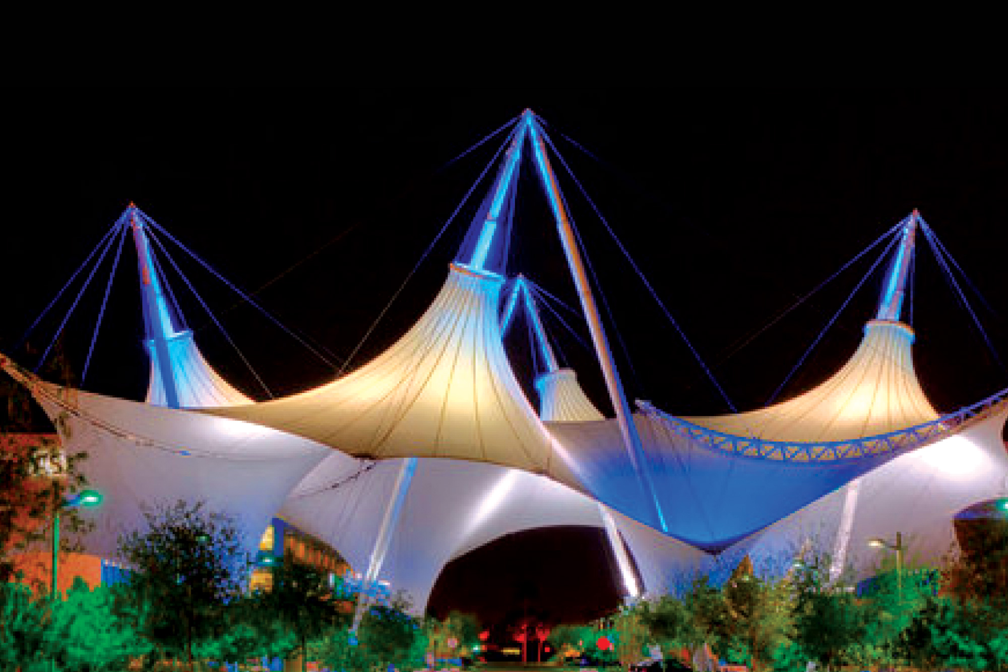 Invogue tensile structures: aesthetics with sense