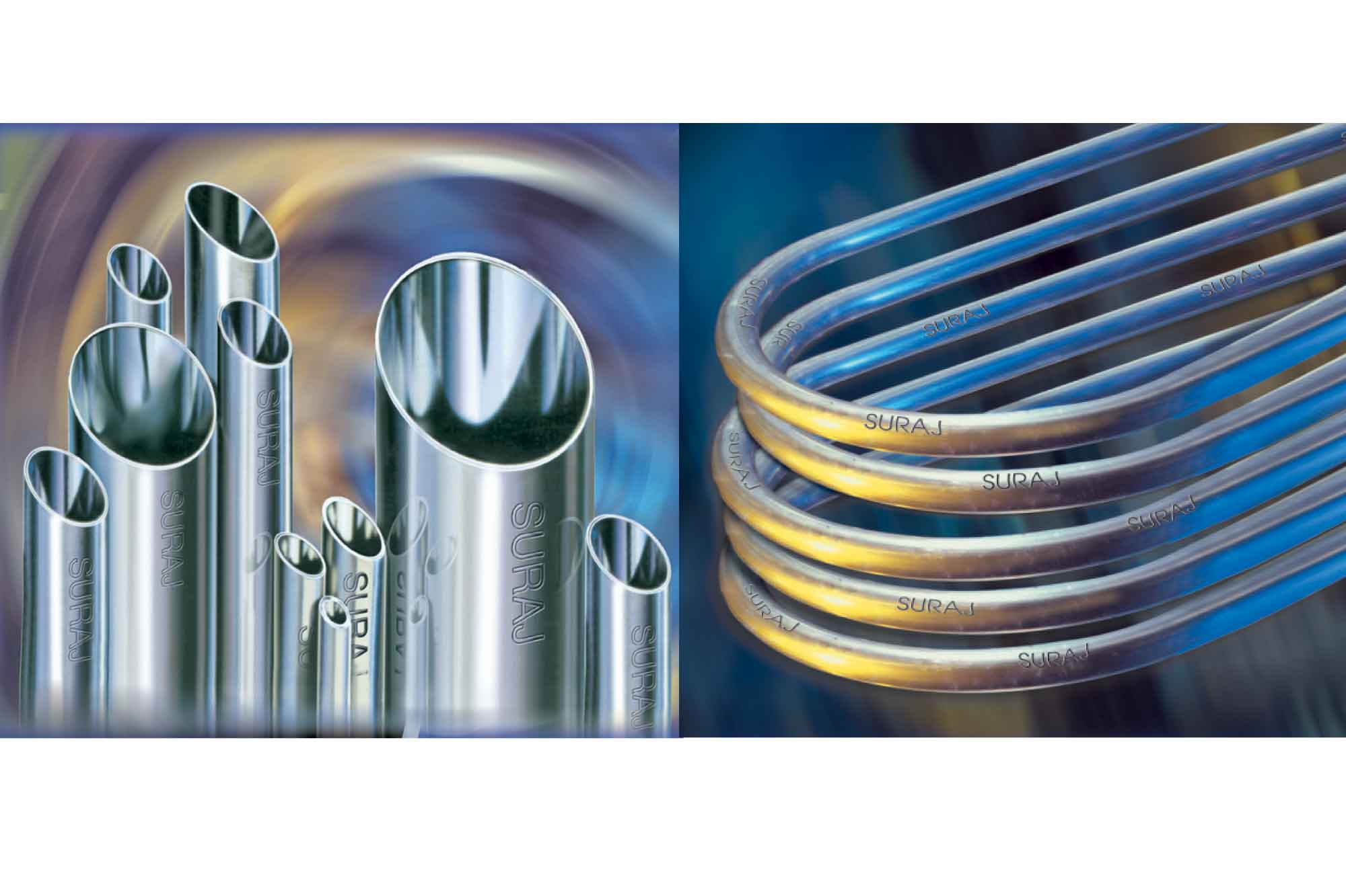 Suraj’s stainless steel seamless pipes and tubes