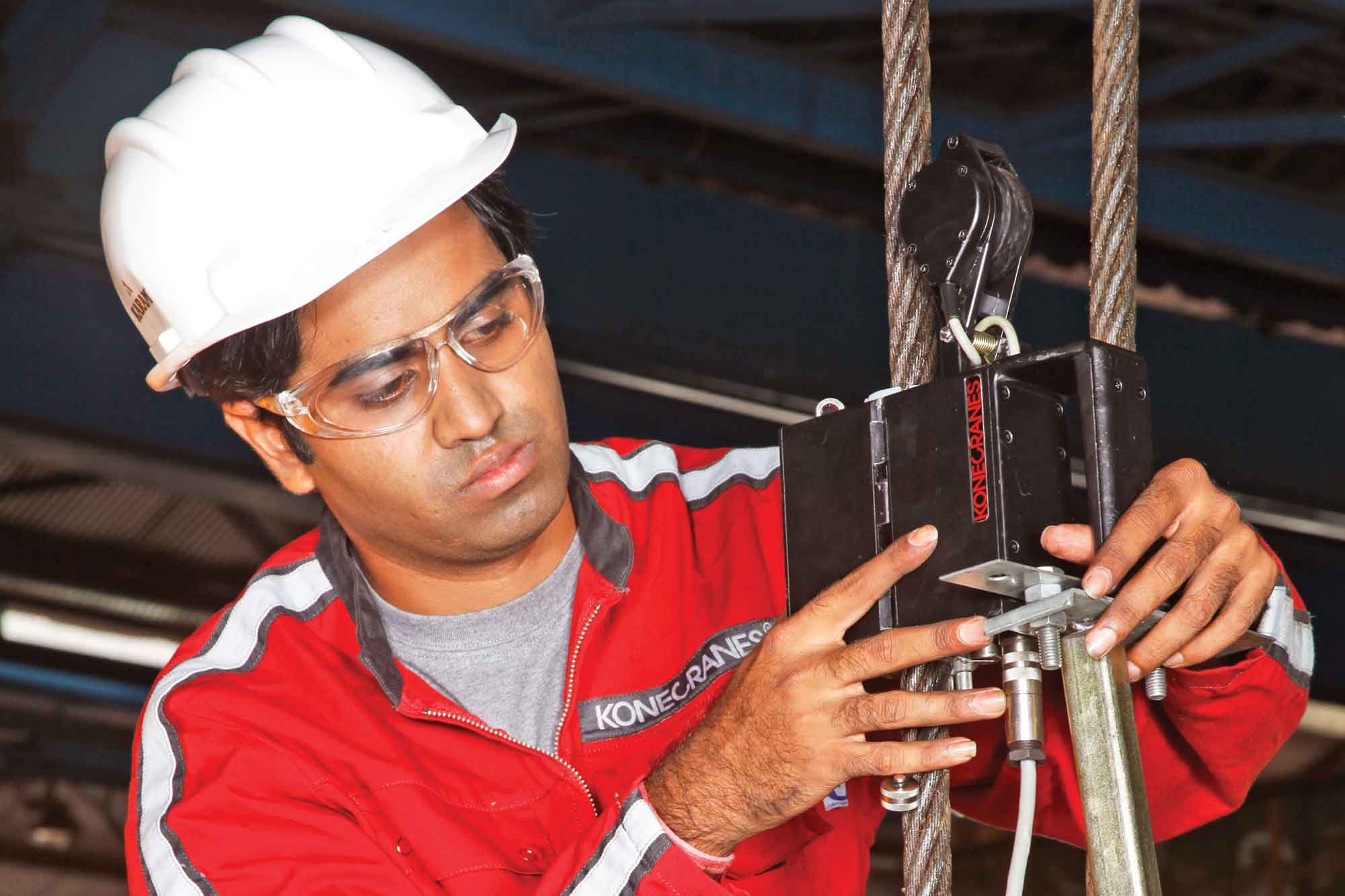 Konecranes makes maintenance easy with RopeQ