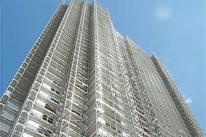 Layher Scaffolding: ideal for high-rise building