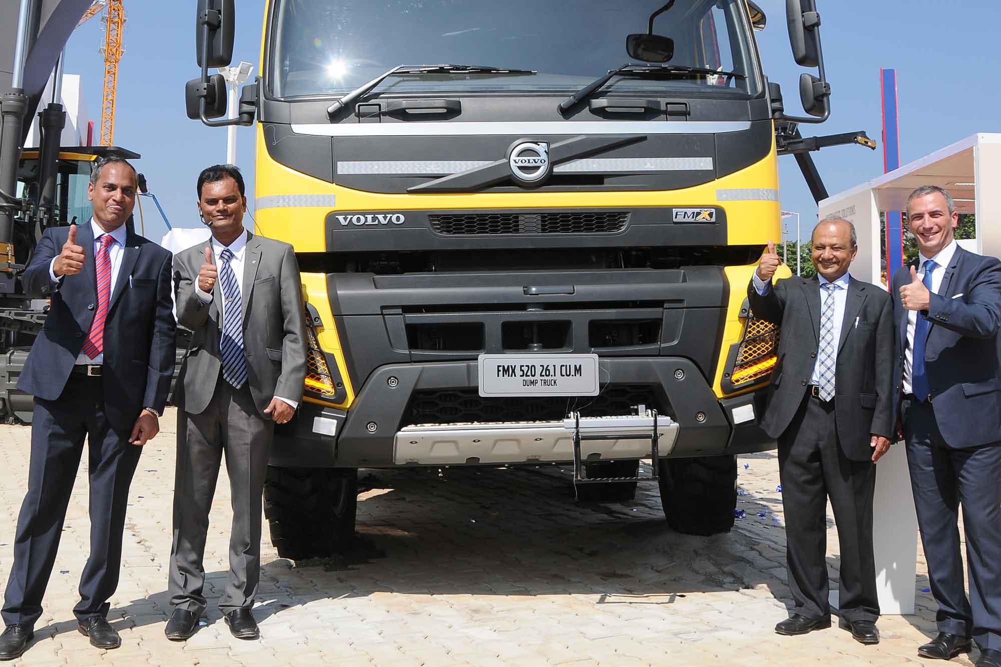 Volvo Trucks launches multiaxle dump trucks for mining