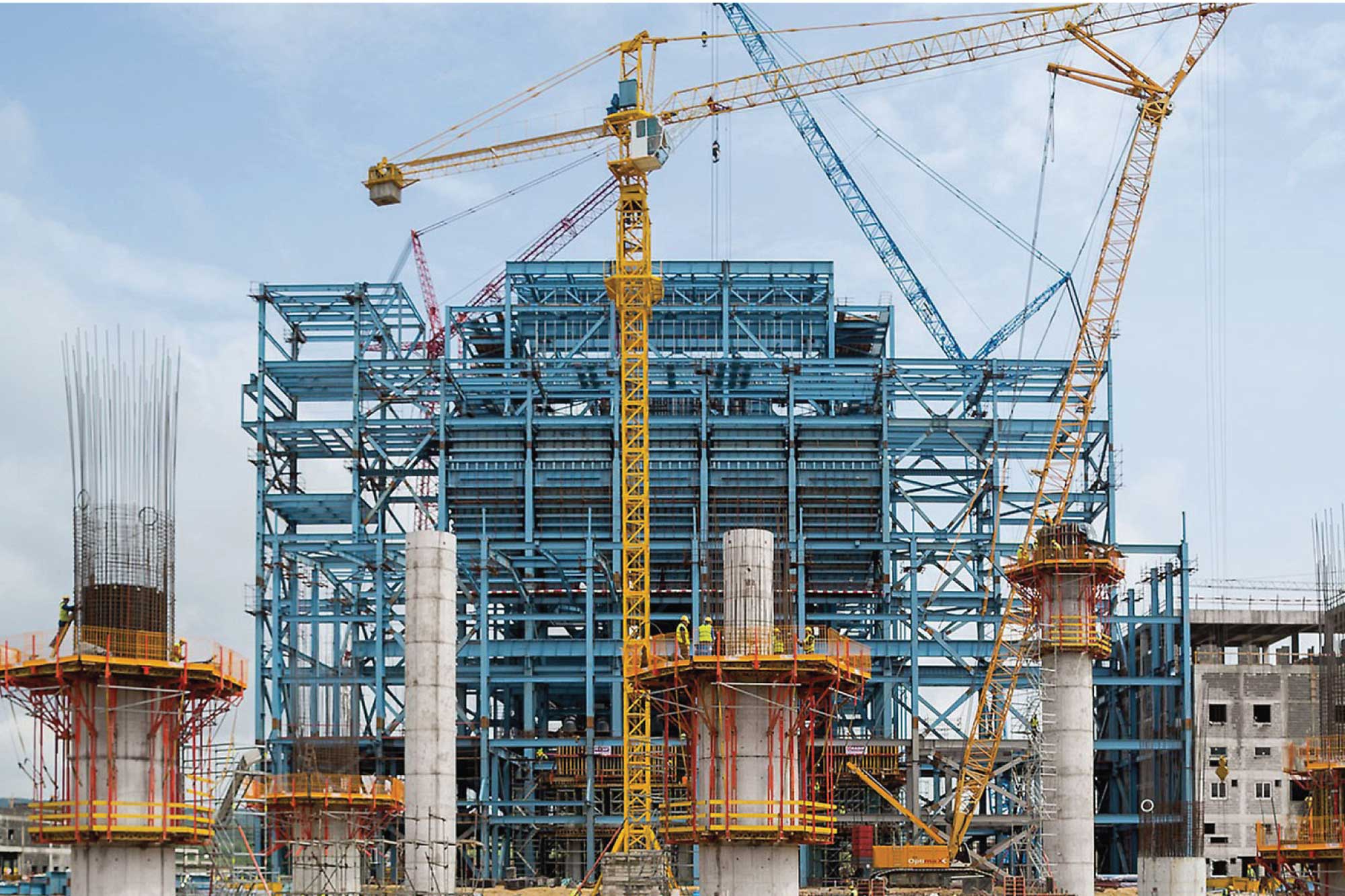 Scaffolding & formwork for power plant execution