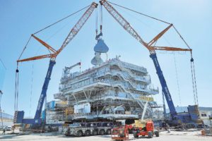 Double Duty: Sarens enlists two Terex AC 700 cranes for a heavy tandem lift