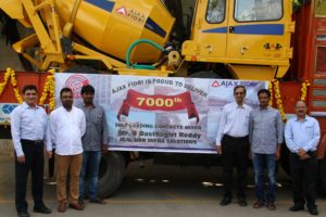 Ajax Fiori rolls out its 7000th self loading Concrete Mixer