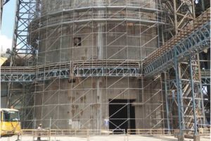 Layher Allround Scaffold: Ideal for maintenance of silo