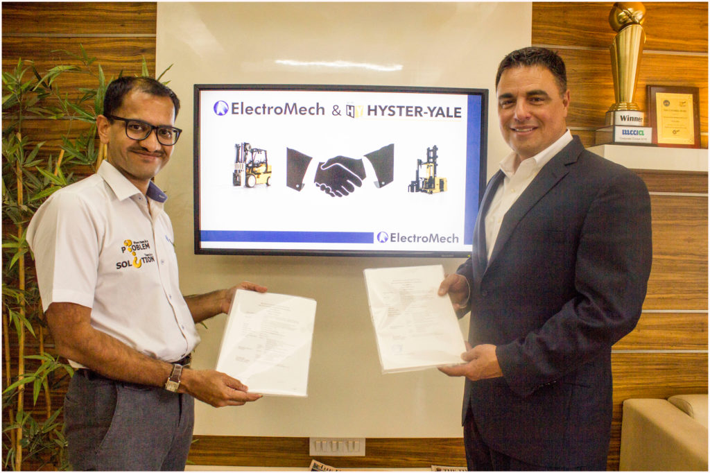 ElectroMech and Hyster-Yale join forces in India