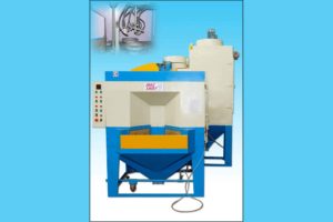 Special indexing type abrasive blasting machine