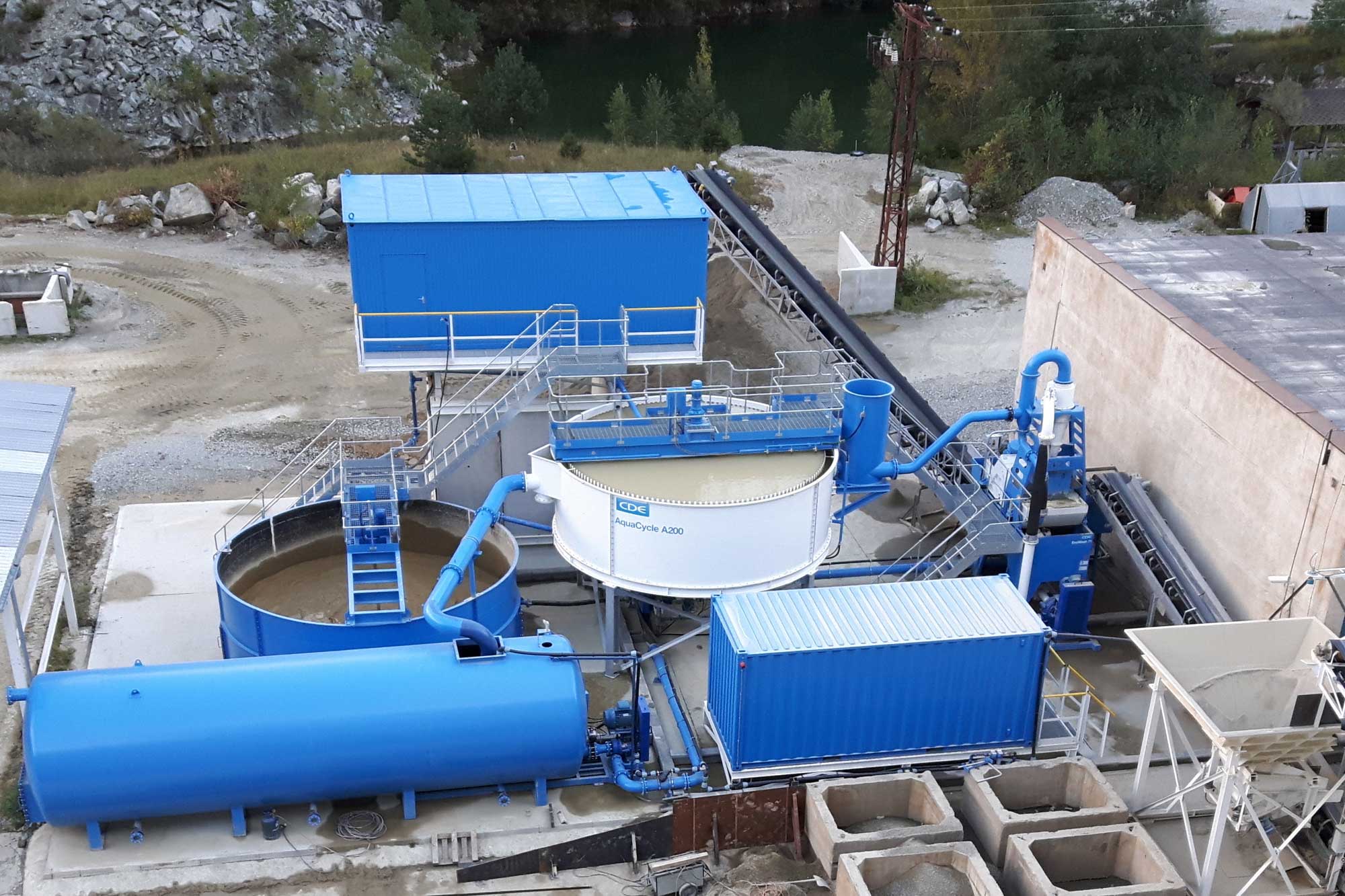 EUROVIA  demonstrates CDE wet processing equipment in Slovakia