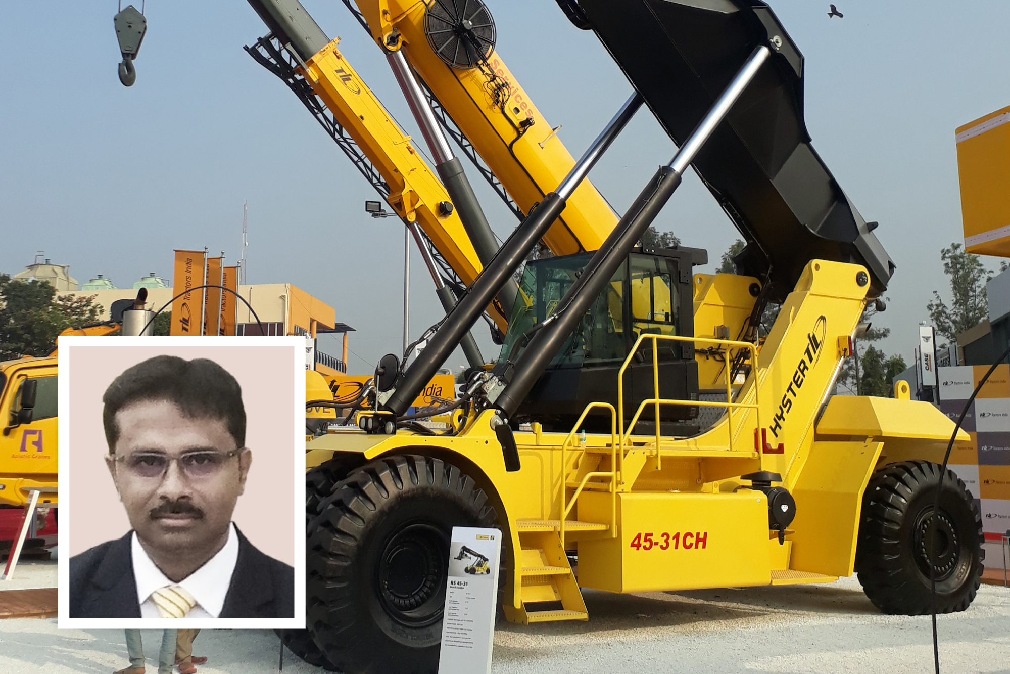 TIL launches long boom cranes & new reach stacker at EXCON 2017