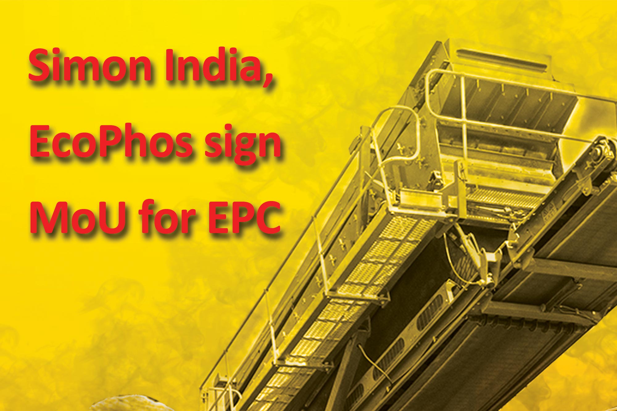 Simon India, EcoPhos sign MoU for EPC