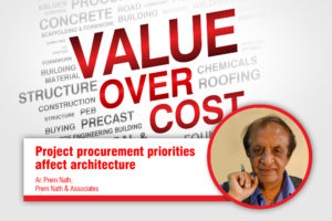 Project procurement priorities affect architecture