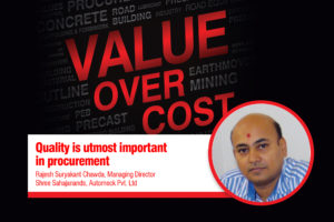 Quality is utmost important in procurement