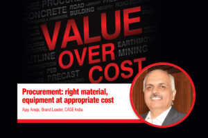 Procurement: right material, equipment at appropriate cost