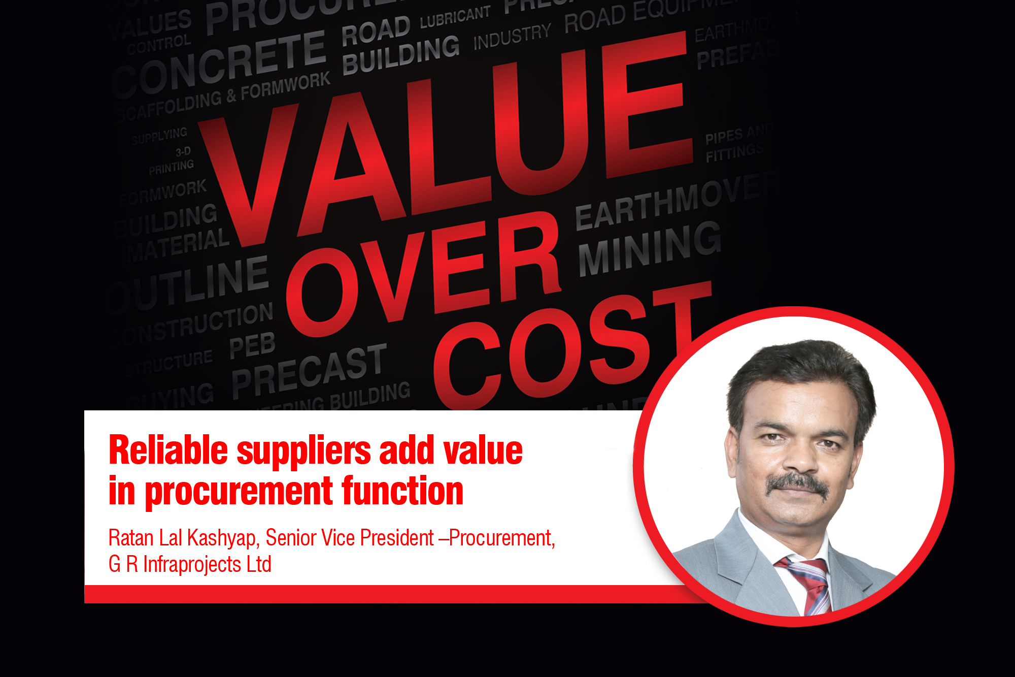 Reliable suppliers add value in procurement function