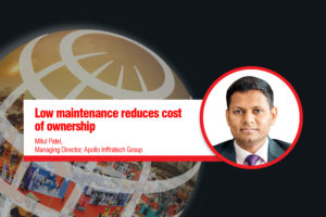 Low maintenance reduces cost of ownership