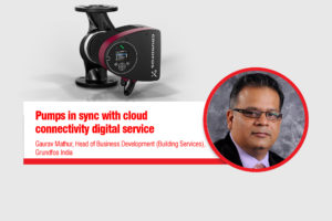 Pumps in sync with cloud connectivity digital service