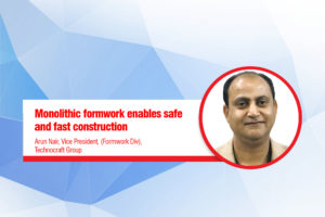 Monolithic formwork enables safe and fast construction