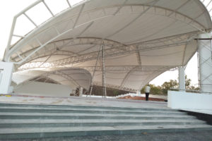 Tensile structures: for aesthetic roofing