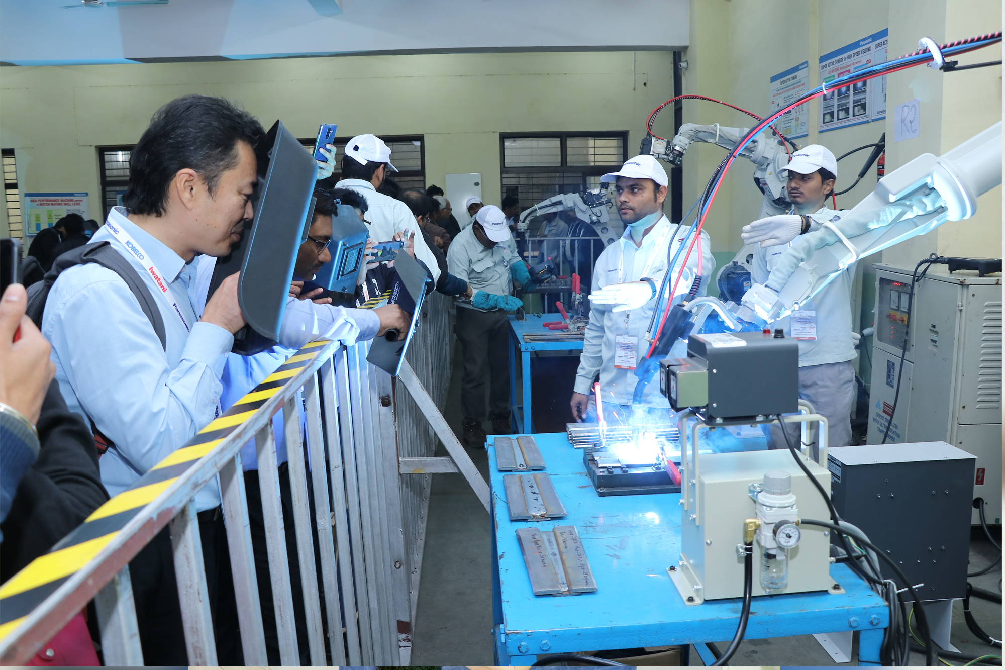 High Precision Arc Welding Technology in India Panasonic Welding Systems supports AOTS, CII