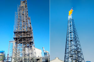 Versatile solutions for high-rise industrial structures