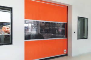 Install interior high speed roll up doors for better logistics and material handling