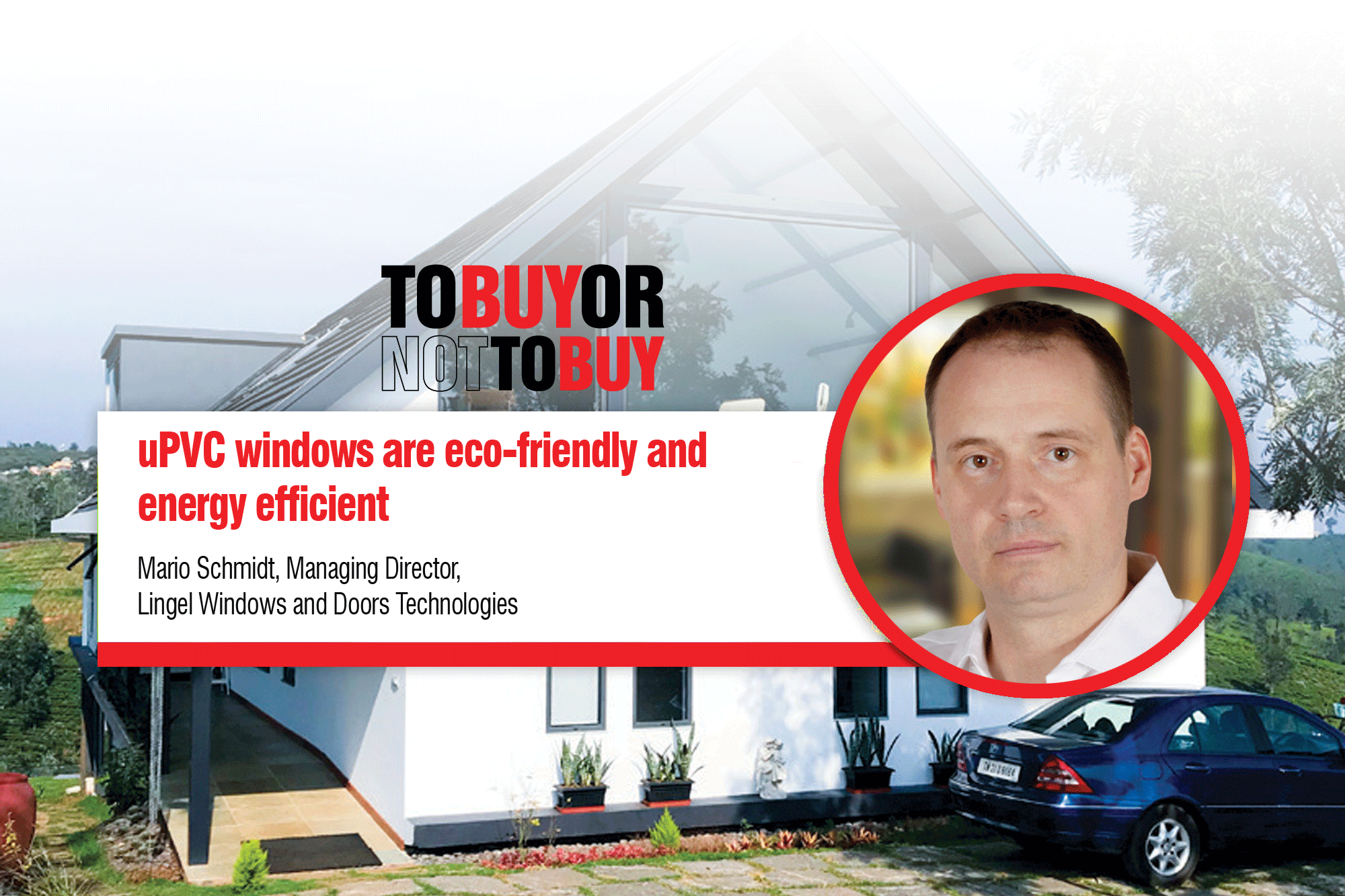 uPVC windows are eco-friendly and energy efficient