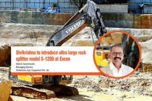 Shrikrishna to introduce ultra large rock splitter model S-1200 at Excon