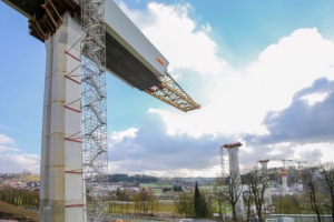 Layher Scaffolding Ideal for Bridge repair –Fast, Safe, Economical