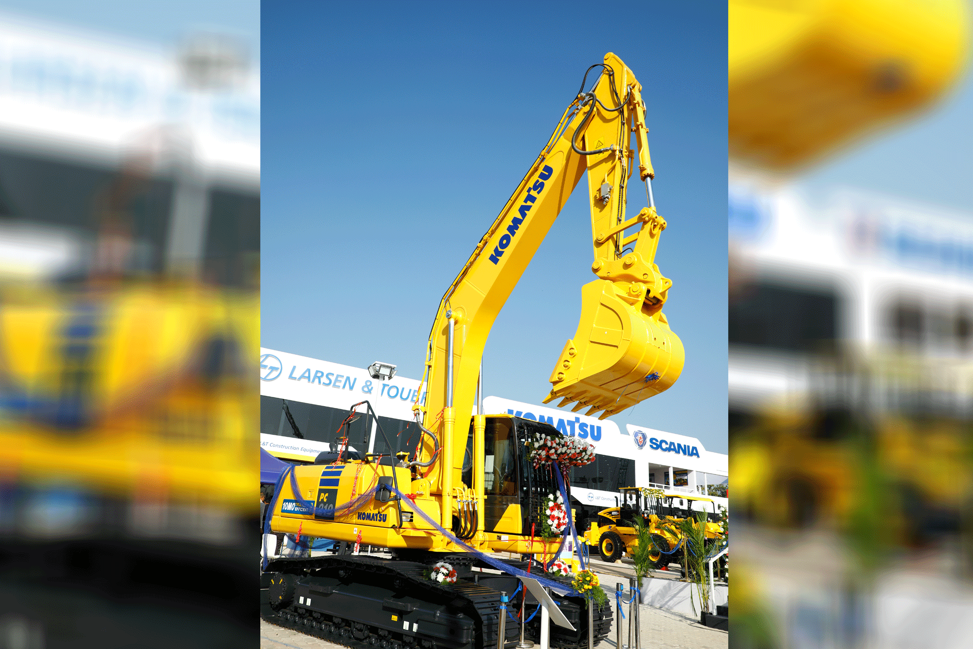 L&T launches Komatsu PC210LC-10M0 Hydraulic Excavator at Excon 2019