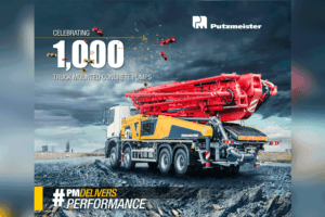 Putzmeister to deliver 1,000th Truck Mounted Concrete Boom Pump