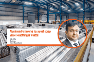 Aluminum Formworks has great resale value