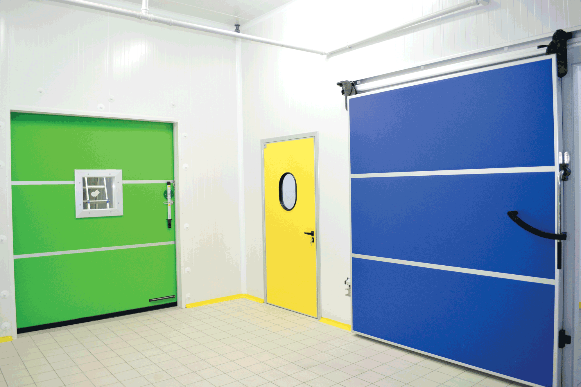 Gandhi Automations offers traffic doors for cold storage