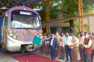 BEML flags off last train set for Kolkata Metro project