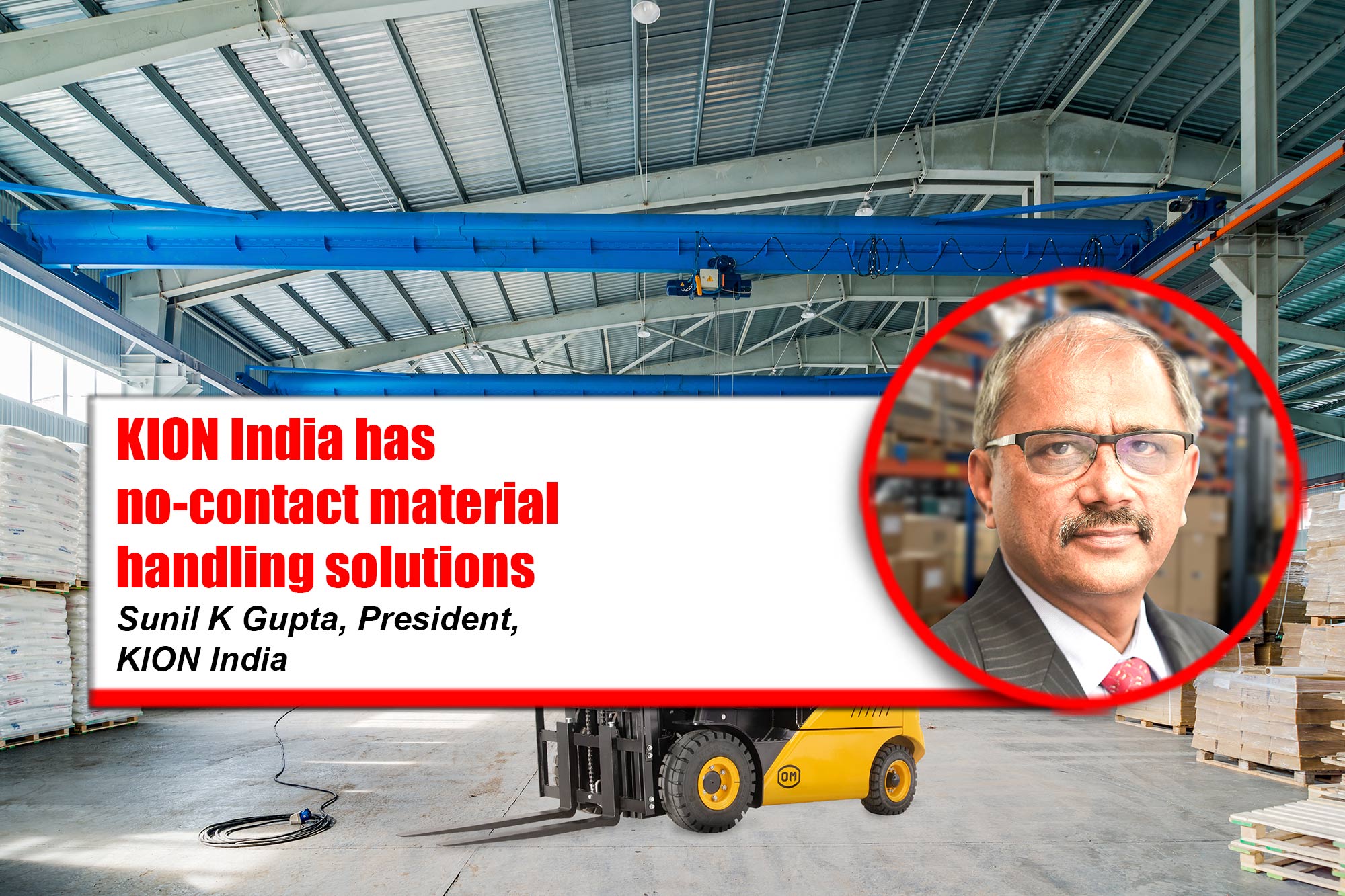 KION India has no-contact material handling solutions