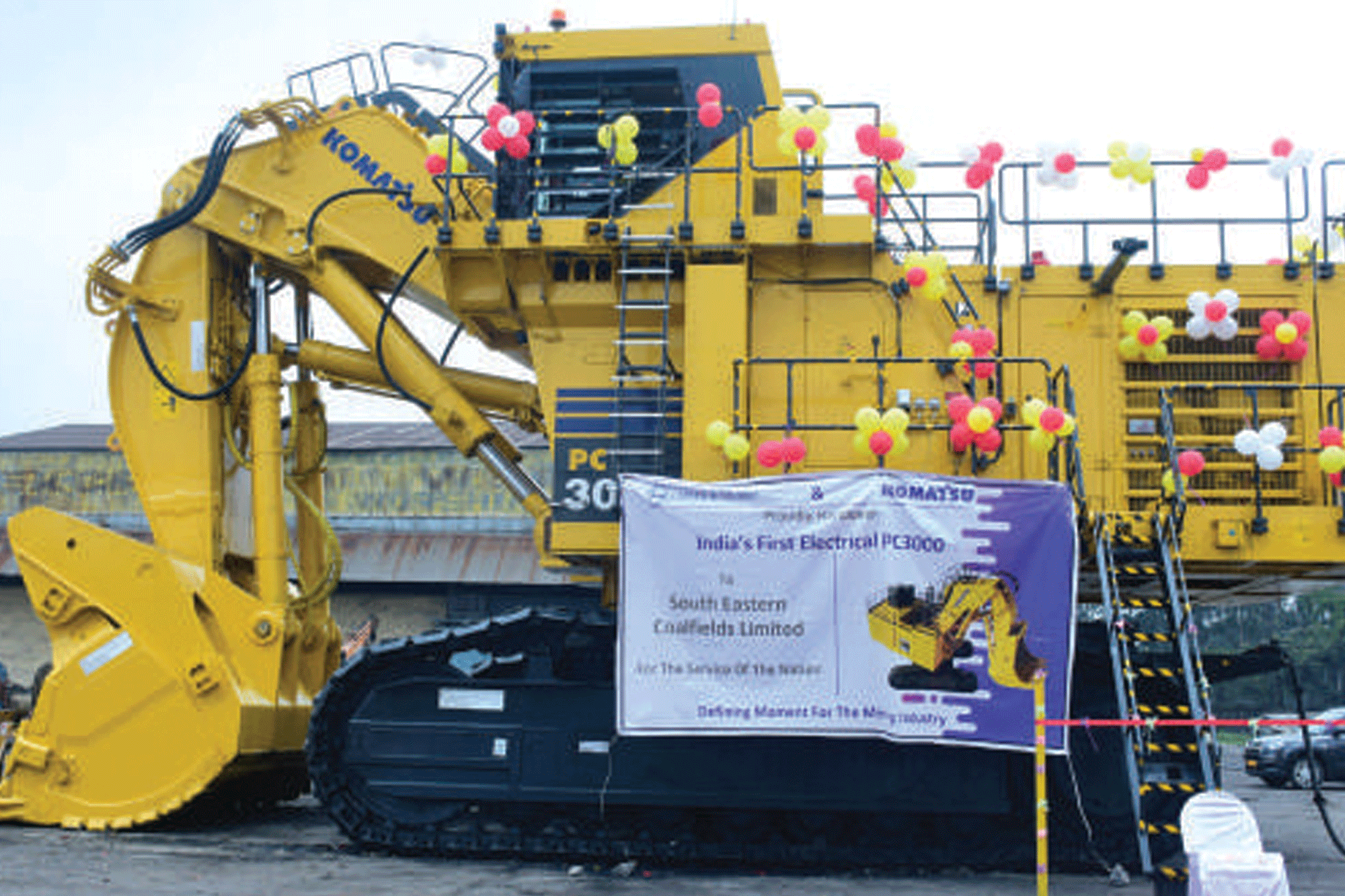 L&T delivers Komatsu’s first 300T Electrical Shovel in India to SECL-Gevra