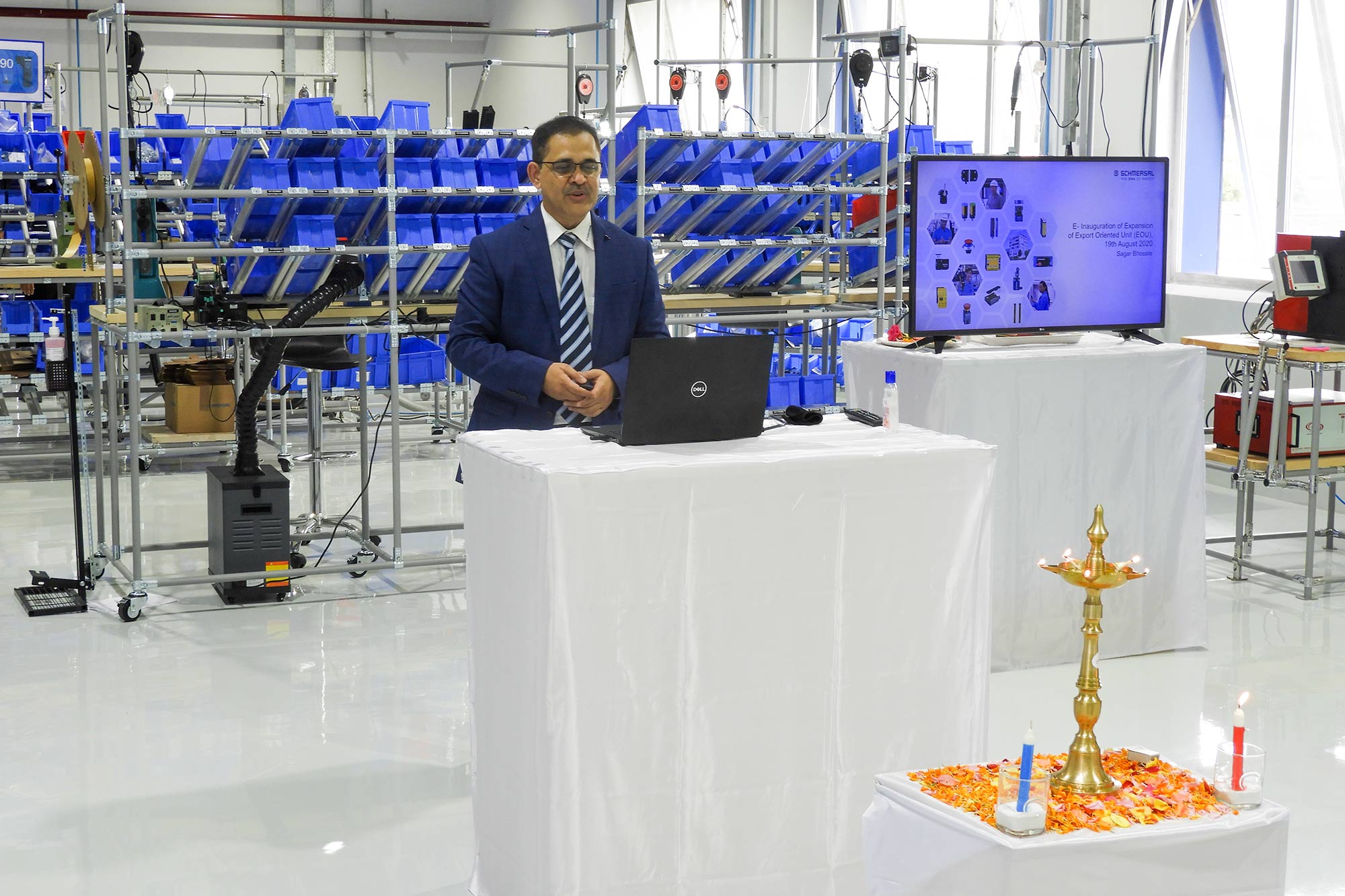 Schmersal India pushes export activities and expands its EOU in Pune factory