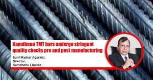 Kamdhenu TMT bars undergo stringent quality checks pre and post manufacturing