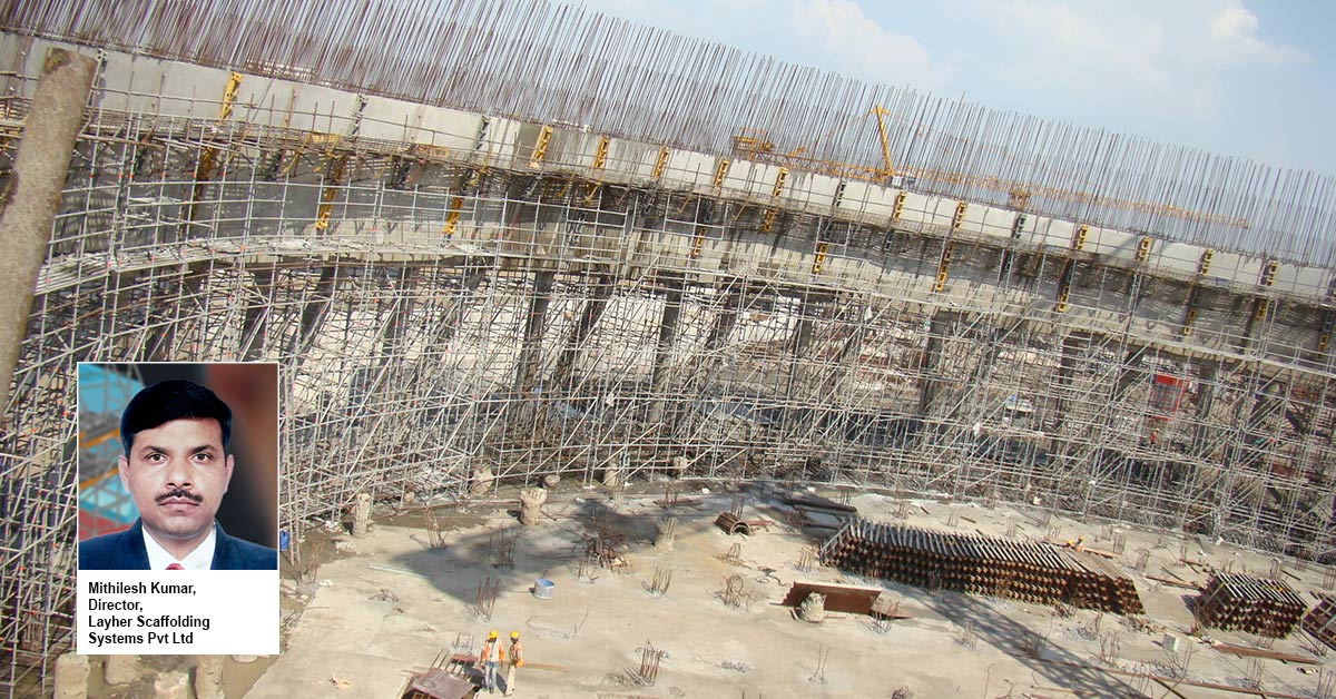 The art of Scaffolding – Layher Scaffolding for cooling tower