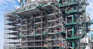 Layher Allround – Ideal scaffolding system for industrial application