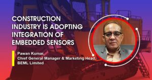 Construction industry is adopting integration of embedded sensors