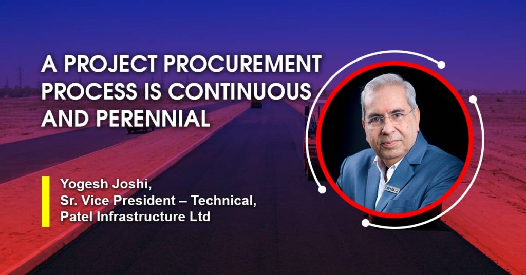 A project procurement process is continuous and perennial