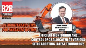 Efficient monitoring & control of CE at sites with latest technology l PK Thakur l GR Infraprojects