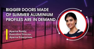 Bigger doors made of slimmer aluminium profiles are in demand