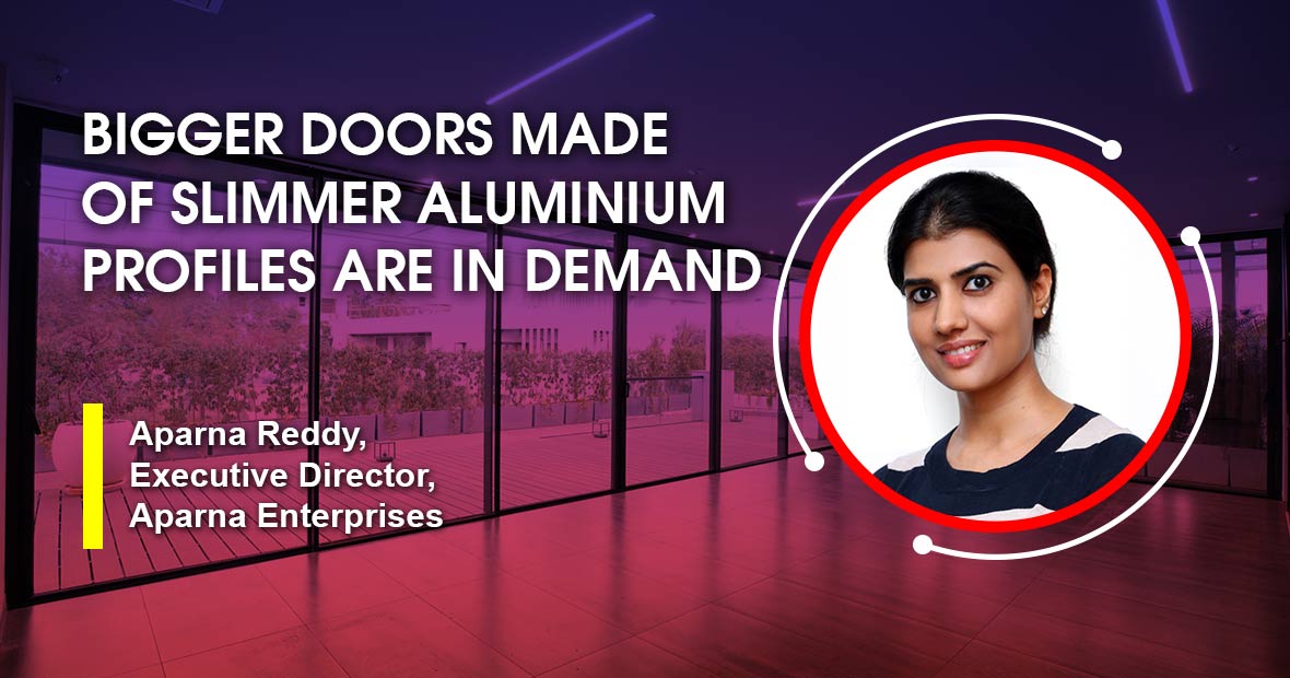 Bigger doors made of slimmer aluminium profiles are in demand