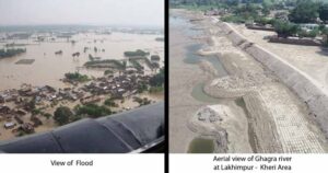 Implementing flood protection mechanism on the downstream of River Sharda, Ghaghara