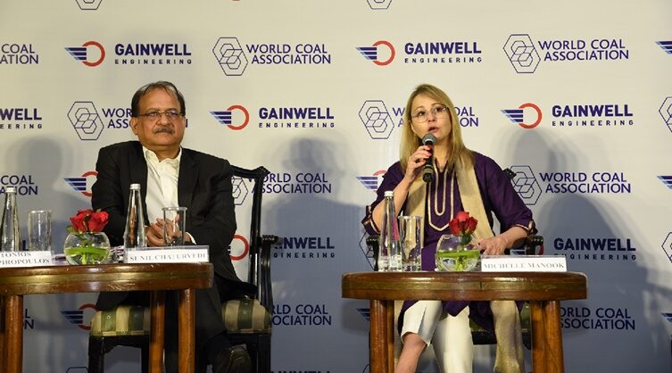 LtR- Mr. Sunil Chaturvedi, Chairman, Gainwell Engineering and Ms. Michelle Manook, CEO, World Coal Association_B2B Purchase