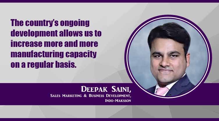 Deepak Saini_Sales Marketing & Business Development_Indo-Maksson_B2B Purchase Magazine 