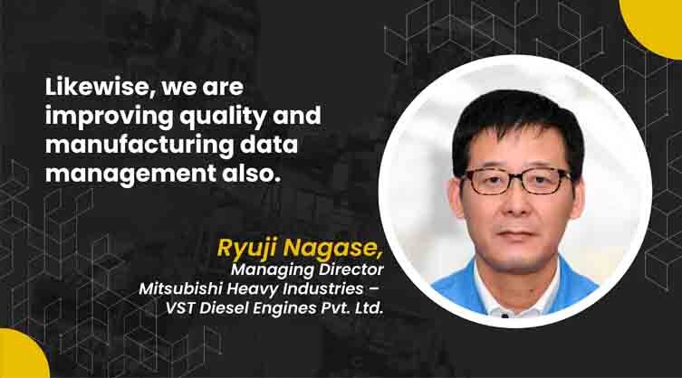 Ryuji Nagase, Managing Director Mitsubishi Heavy Industries – VST Diesel Engines Pvt. Ltd_B2B Purchase